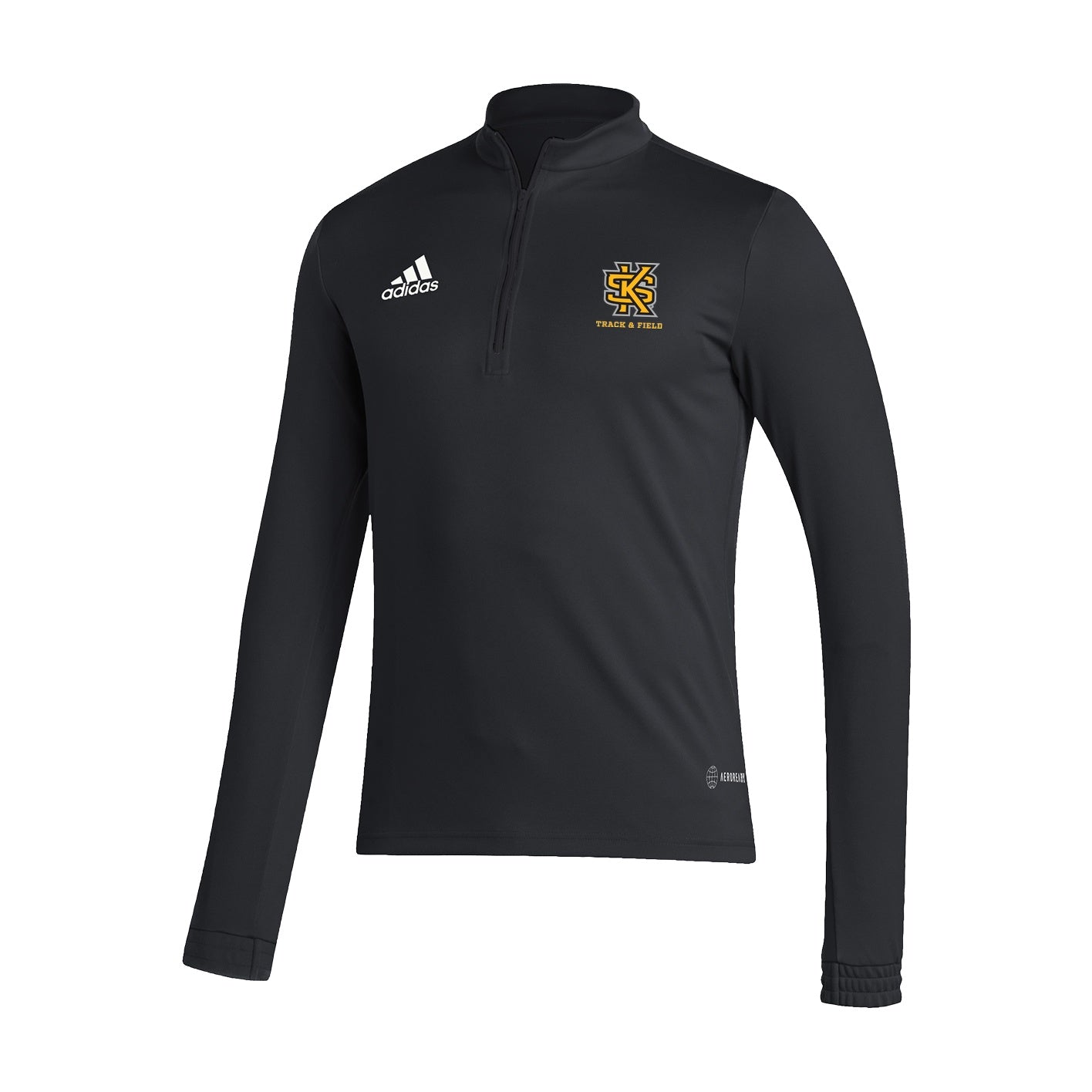 Kennesaw State Owls Men's Entrada22 Training 1/4 Zip  - Black  : adidas : TRACK & FIELD