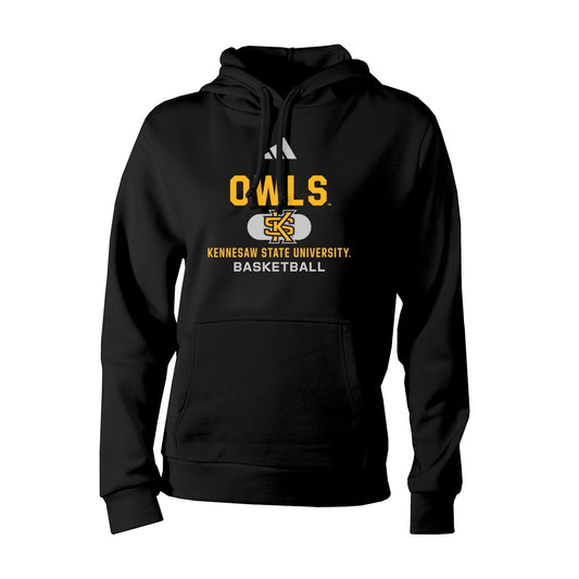 Kennesaw State Owls adidas Women's Fleece Hood - Black : adidas : WOMEN'S BASKETBALL