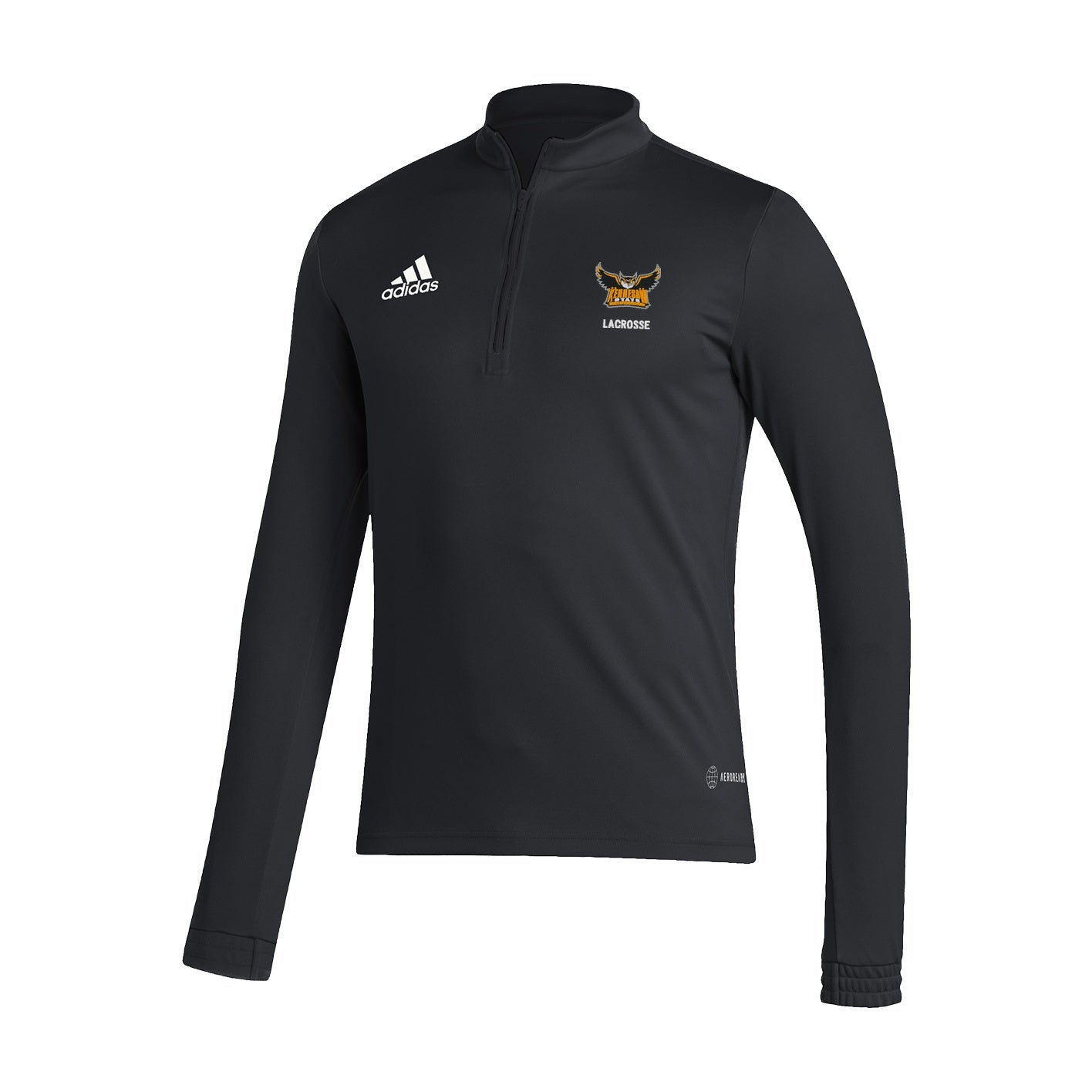 Kennesaw State Owls Men's Entrada22 Training 1/4 Zip  - Black  : adidas : LACROSSE