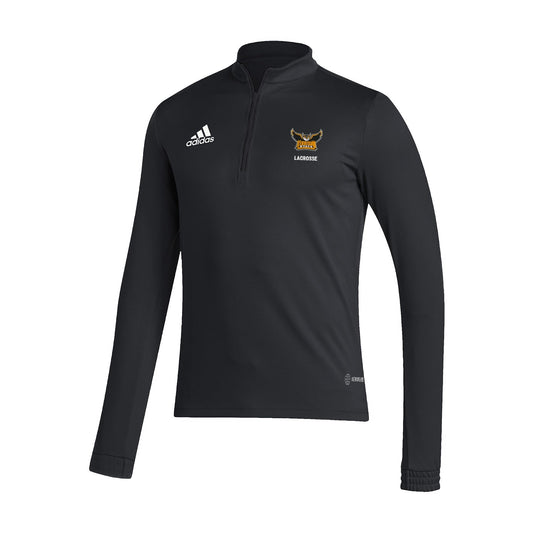 Kennesaw State Owls Men's Entrada22 Training 1/4 Zip  - Black  : adidas : LACROSSE