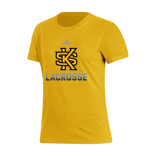 Kennesaw State Owls Women's Fresh Short Sleeve Tee  - Collegiate Gold : adidas : LACROSSE