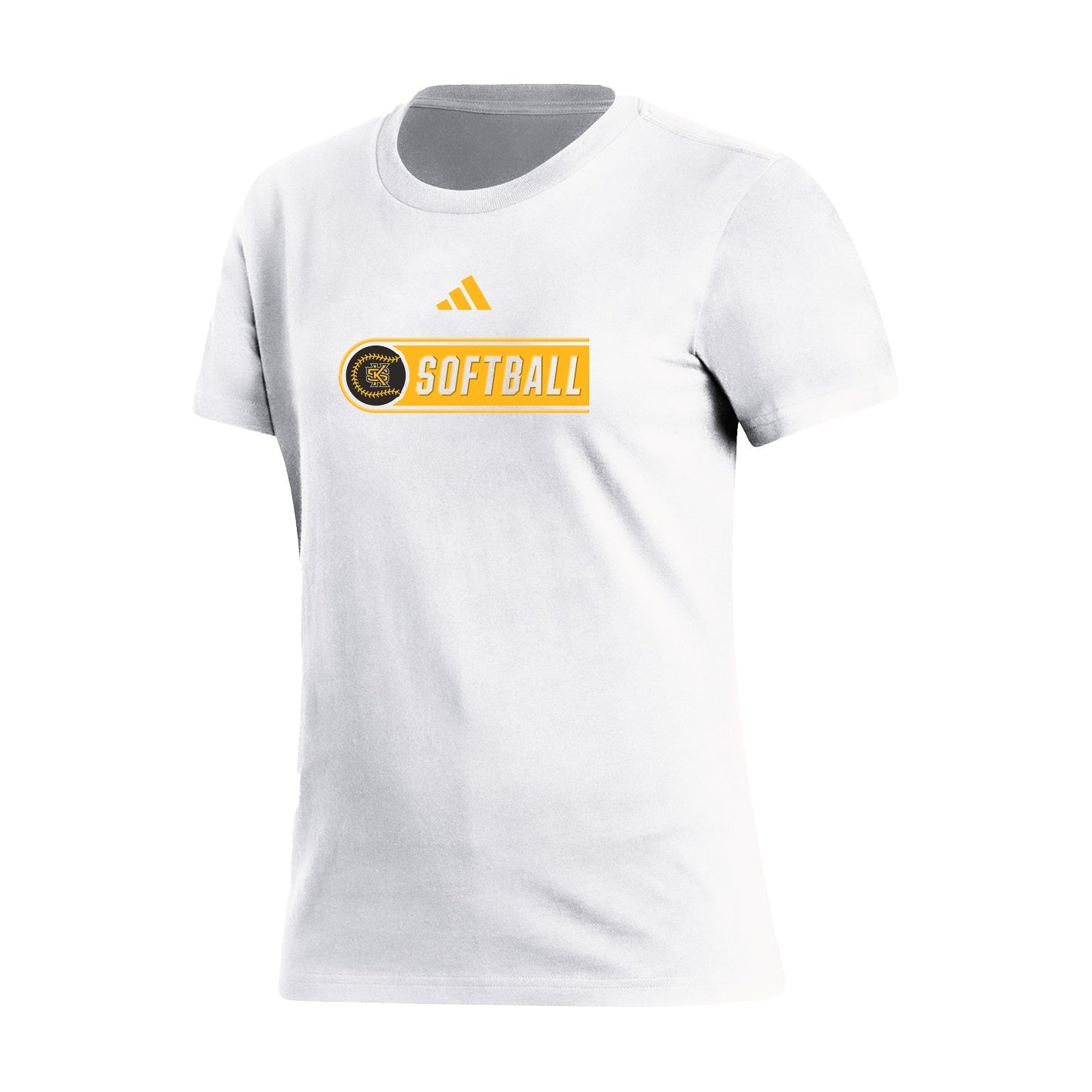 SOFTBALL : Women's Fresh Short Sleeve Tee  - White