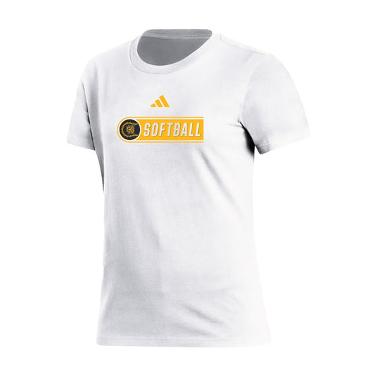 SOFTBALL : Women's Fresh Short Sleeve Tee  - White
