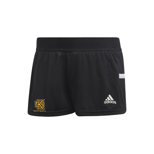 Kennesaw State Owls Women's Team19 Running Split Short - Black : adidas : SOFTBALL