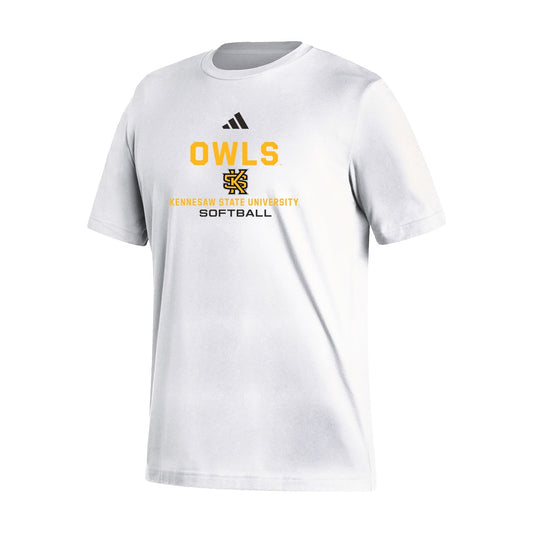 SOFTBALL : Men's Fresh Short Sleeve Tee  - White