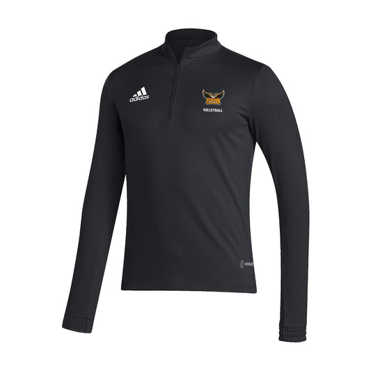 Kennesaw State Owls Men's Entrada22 Training 1/4 Zip  - Black  : adidas : VOLLEYBALL