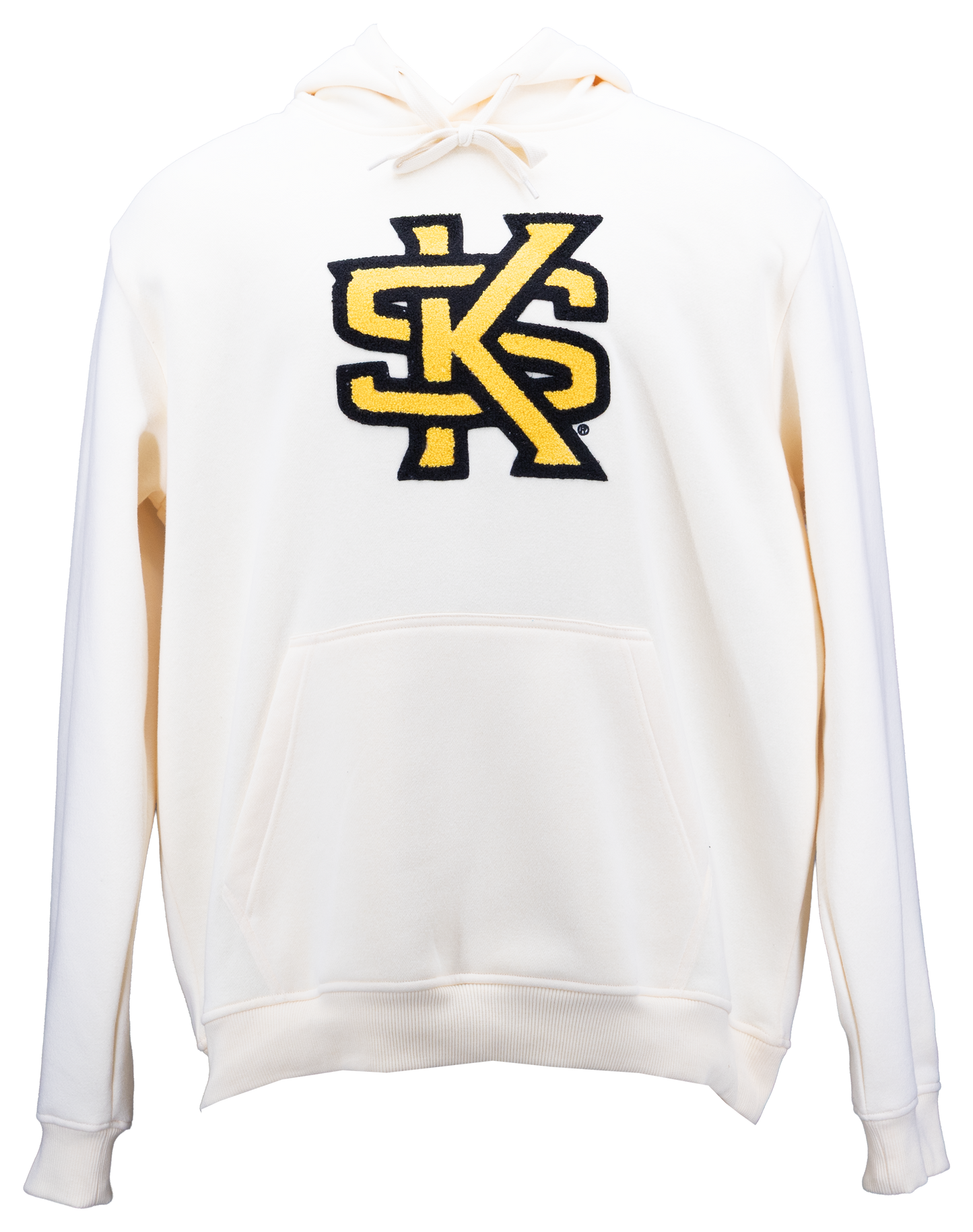 Kennesaw State Owls Bone Chenille Pullover Hoodie