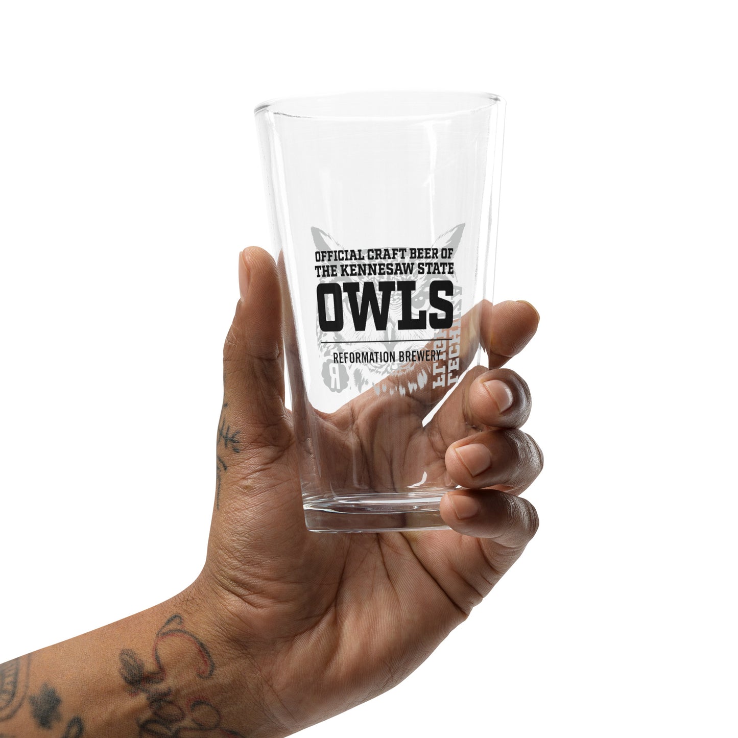 KSU Official Craft Beer Shaker pint glass
