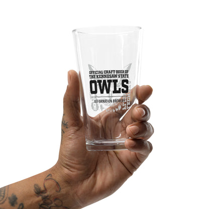 KSU Official Craft Beer Shaker pint glass